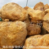 低價(jià)批發(fā)園林工程造景黃蠟石