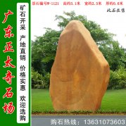  3.1米高黃蠟石 小區(qū)景觀刻字石 編號W-1121