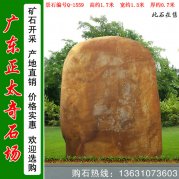  1.7米高產(chǎn)地黃蠟石價(jià)格 園林景觀石 編號(hào)Q-1559