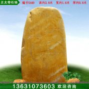 2.8米高廣東黃蠟石 廠家批發(fā)刻字石 編號5449